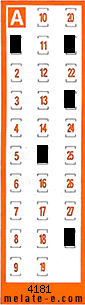 Volante ganador del sorteo 4181 de Chispazo