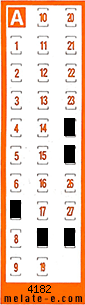 Volante ganador del sorteo 4182 de Chispazo