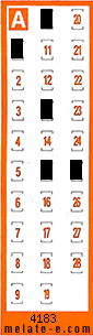 Volante ganador del sorteo 4183 de Chispazo