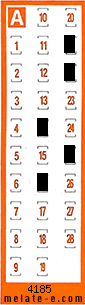Volante ganador del sorteo 4185 de Chispazo