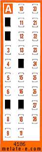 Volante ganador del sorteo 4186 de Chispazo