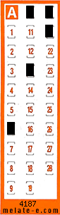 Volante ganador del sorteo 4187 de Chispazo