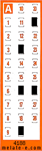 Volante ganador del sorteo 4188 de Chispazo
