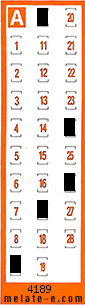 Volante ganador del sorteo 4189 de Chispazo