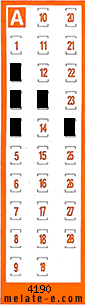 Volante ganador del sorteo 4190 de Chispazo