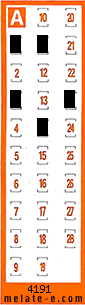Volante ganador del sorteo 4191 de Chispazo