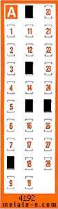 Volante ganador del sorteo 4192 de Chispazo
