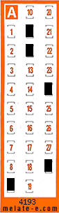 Volante ganador del sorteo 4193 de Chispazo