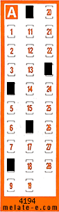 Volante ganador del sorteo 4194 de Chispazo