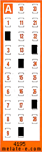 Volante ganador del sorteo 4195 de Chispazo