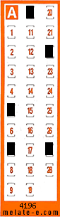 Volante ganador del sorteo 4196 de Chispazo