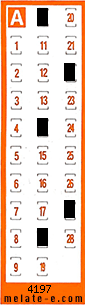 Volante ganador del sorteo 4197 de Chispazo