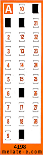 Volante ganador del sorteo 4198 de Chispazo