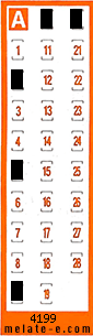 Volante ganador del sorteo 4199 de Chispazo