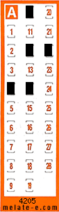 Volante ganador del sorteo 4205 de Chispazo