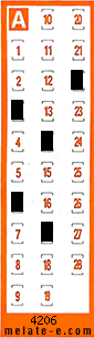 Volante ganador del sorteo 4206 de Chispazo