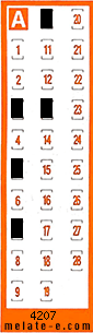 Volante ganador del sorteo 4207 de Chispazo