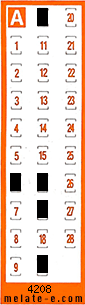 Volante ganador del sorteo 4208 de Chispazo