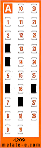 Volante ganador del sorteo 4209 de Chispazo
