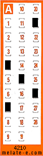 Volante ganador del sorteo 4210 de Chispazo
