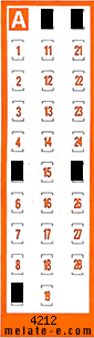 Volante ganador del sorteo 4212 de Chispazo