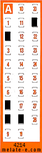 Volante ganador del sorteo 4214 de Chispazo