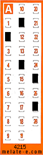 Volante ganador del sorteo 4215 de Chispazo