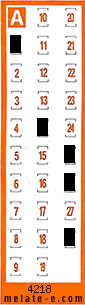 Volante ganador del sorteo 4218 de Chispazo