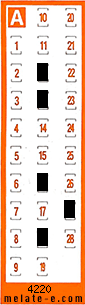 Volante ganador del sorteo 4220 de Chispazo
