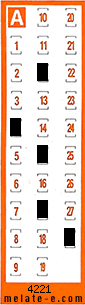 Volante ganador del sorteo 4221 de Chispazo