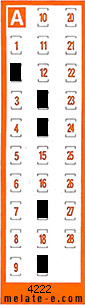 Volante ganador del sorteo 4222 de Chispazo