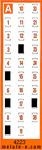 Volante ganador del sorteo 4223 de Chispazo