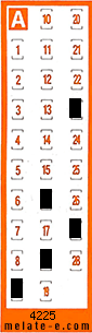 Volante ganador del sorteo 4225 de Chispazo
