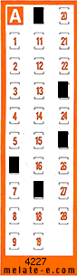Volante ganador del sorteo 4227 de Chispazo