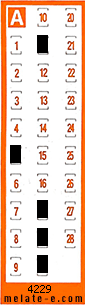 Volante ganador del sorteo 4229 de Chispazo