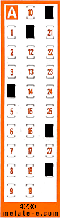Volante ganador del sorteo 4230 de Chispazo