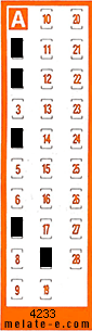 Volante ganador del sorteo 4233 de Chispazo