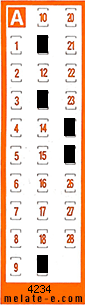 Volante ganador del sorteo 4234 de Chispazo