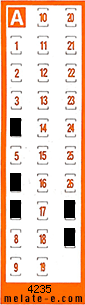 Volante ganador del sorteo 4235 de Chispazo