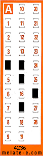 Volante ganador del sorteo 4236 de Chispazo