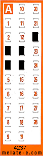 Volante ganador del sorteo 4237 de Chispazo