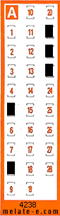 Volante ganador del sorteo 4238 de Chispazo