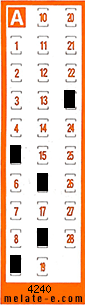Volante ganador del sorteo 4240 de Chispazo