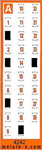 Volante ganador del sorteo 4242 de Chispazo