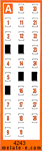 Volante ganador del sorteo 4243 de Chispazo