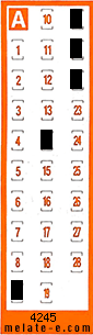 Volante ganador del sorteo 4245 de Chispazo