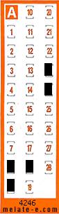 Volante ganador del sorteo 4246 de Chispazo