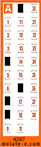 Volante ganador del sorteo 4247 de Chispazo