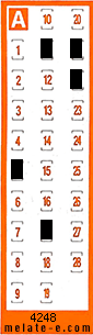 Volante ganador del sorteo 4248 de Chispazo