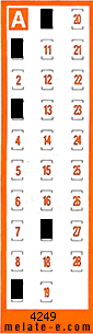Volante ganador del sorteo 4249 de Chispazo